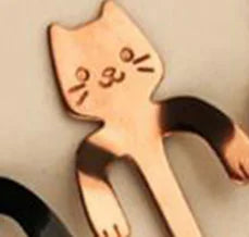 STAINLESS STEEL CAT TEASPOONS