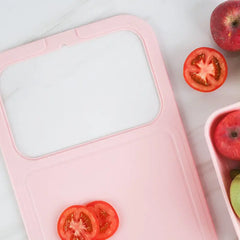 Kitchen Plastic Multifunctional Chopping Board with Drain Basket