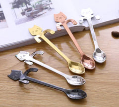STAINLESS STEEL CAT TEASPOONS