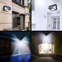 Garden Solar Lamp PIR Motion Sensor LED Solar Light Solar Powered By Sunlight Waterproof for Outdoor Wall Street Decoration
