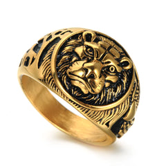 Lion Head Rings