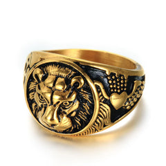 Lion Head Rings