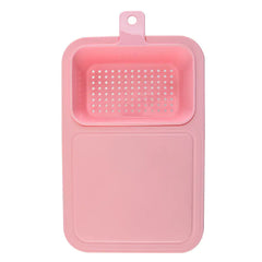 Kitchen Plastic Multifunctional Chopping Board with Drain Basket