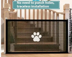 Black Foldable Protection Pet Safety Gate