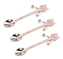 STAINLESS STEEL CAT TEASPOONS