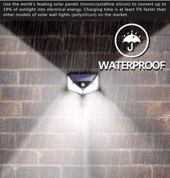 Garden Solar Lamp PIR Motion Sensor LED Solar Light Solar Powered By Sunlight Waterproof for Outdoor Wall Street Decoration