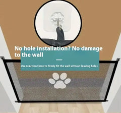 Black Foldable Protection Pet Safety Gate